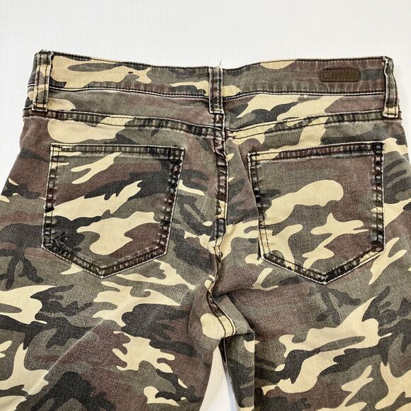 Kut from the Kloth Size 4 Camo Moto Pants Women Mia Toothpick Ankle Skinny Jeans - Picture 3 of 12